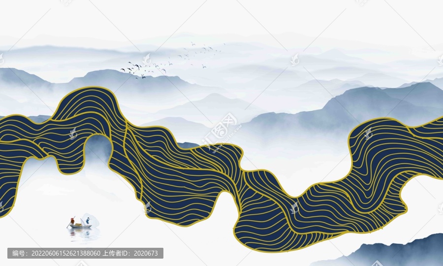 水墨線條