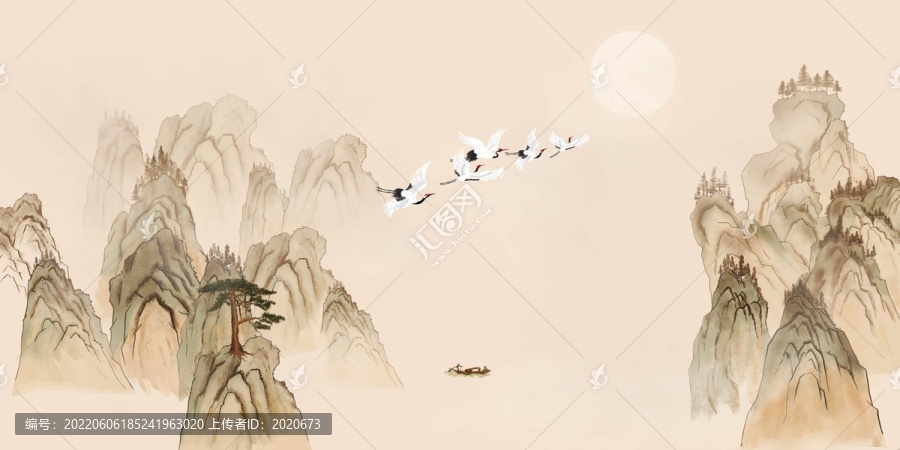 新中式山水畫
