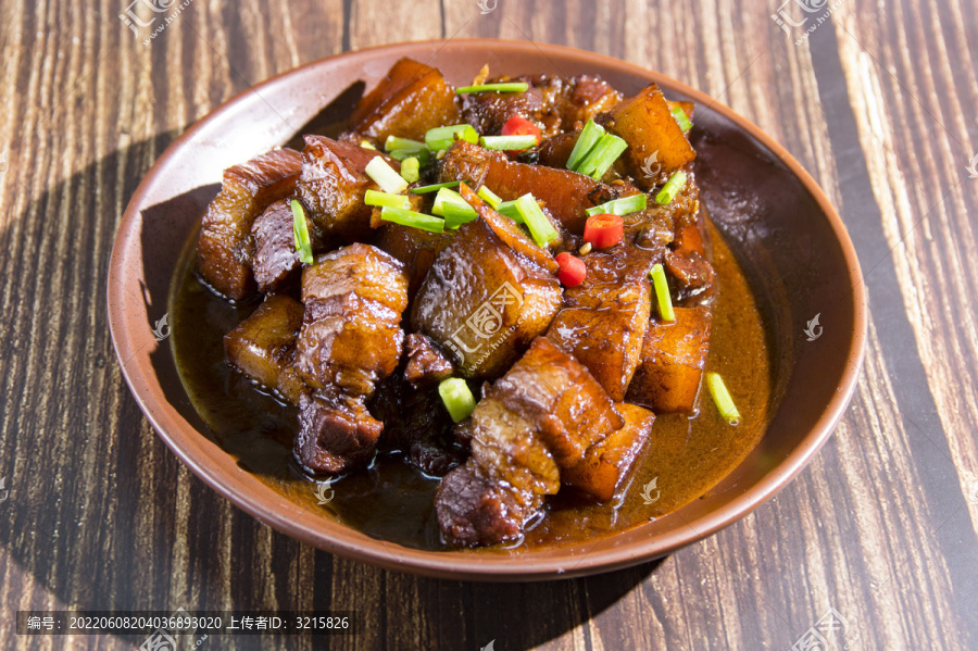 中式餐饮红烧肉素材