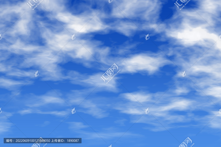 天空白云