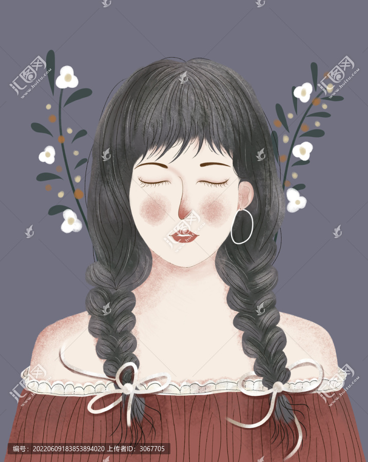 年輕女孩頭像