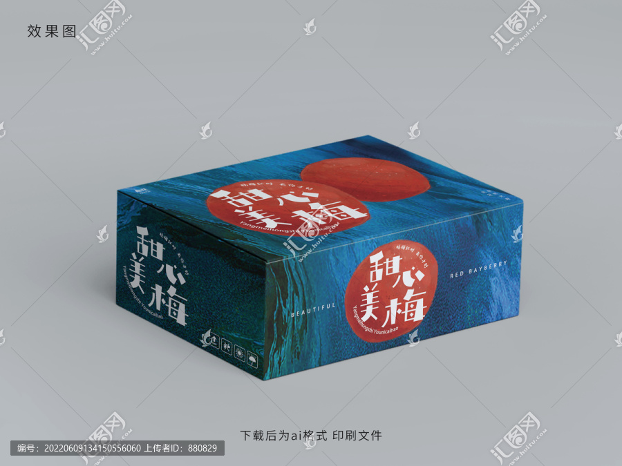 楊梅包裝設(shè)計(jì)