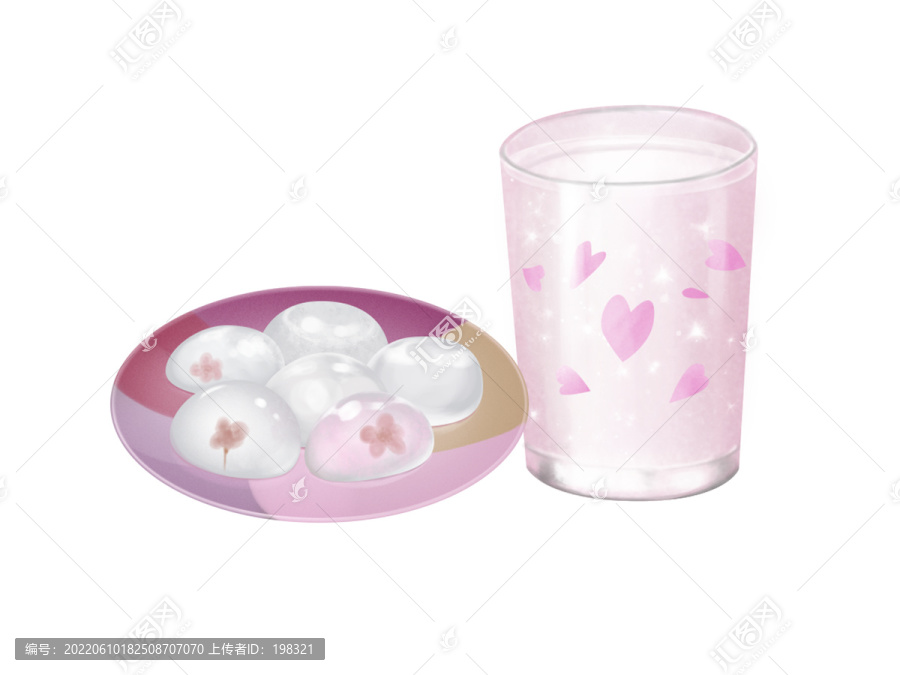 水晶櫻花團子