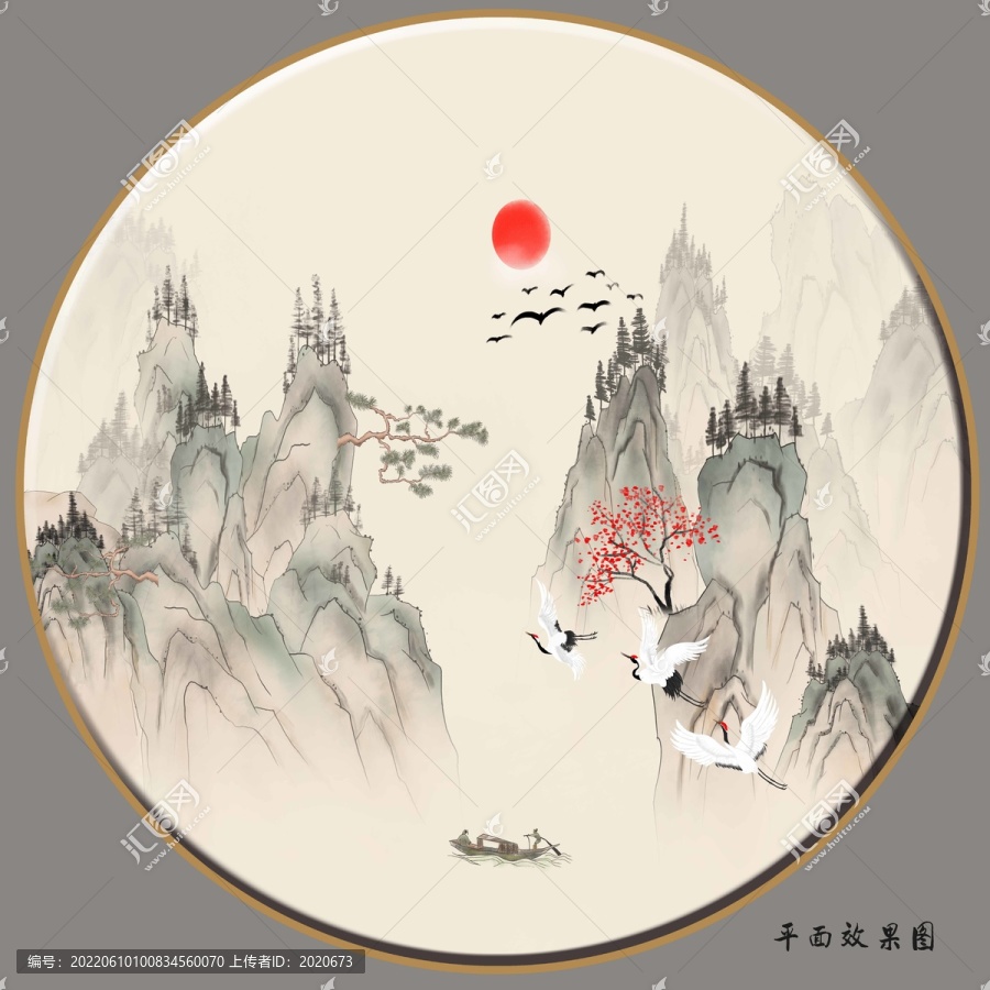 中國風山水畫