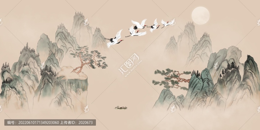 新中式山水畫(huà)