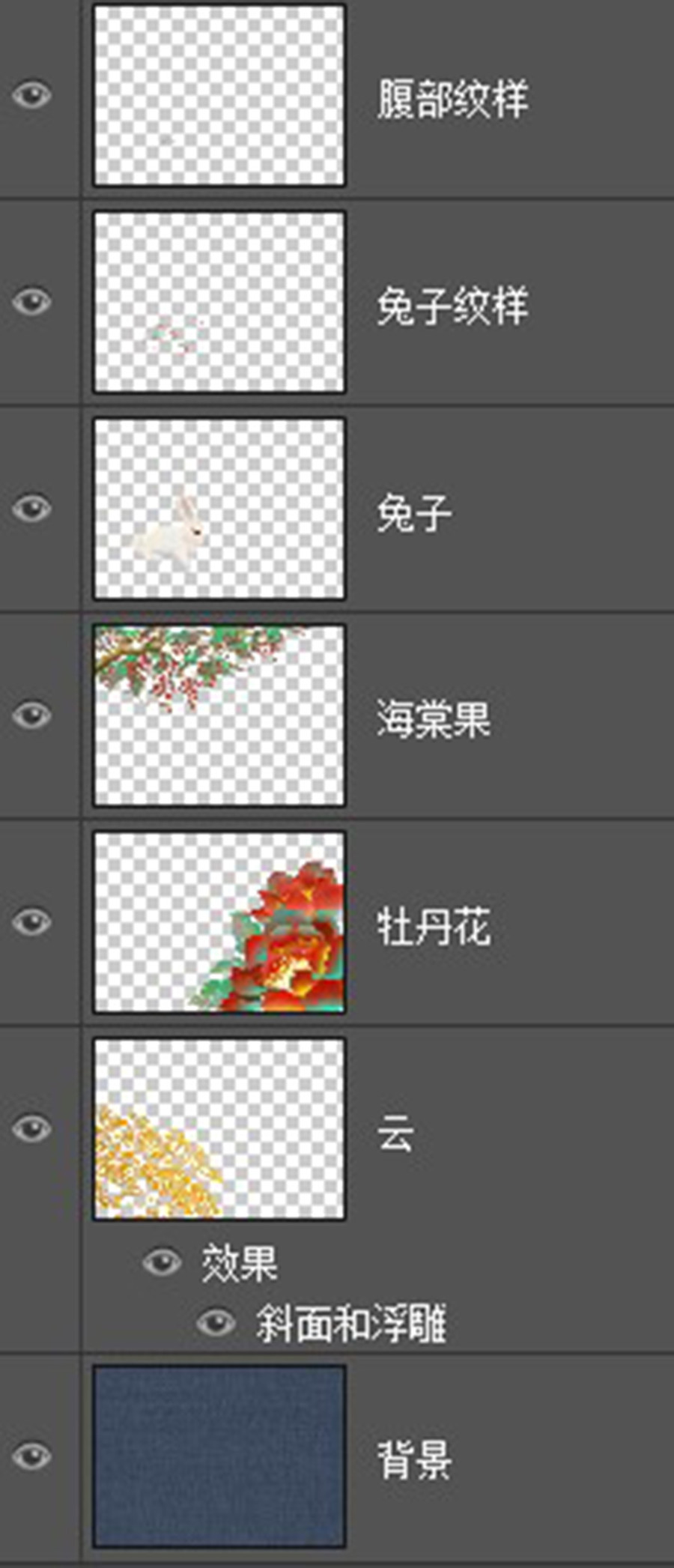 國(guó)風(fēng)插畫(huà)神獸系列之卯兔