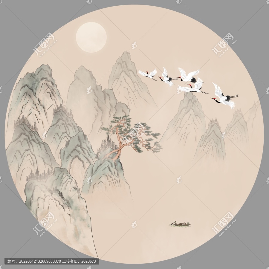新中式山水畫