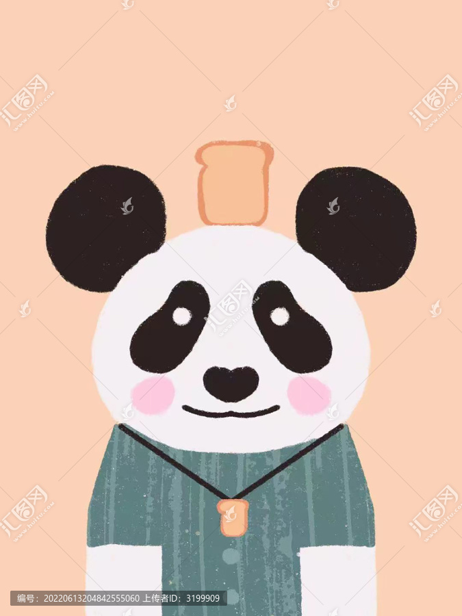 小动物吃货联盟之面包熊猫