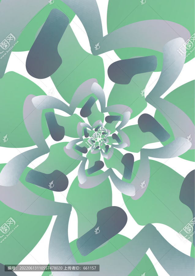 旋轉(zhuǎn)花瓣背景
