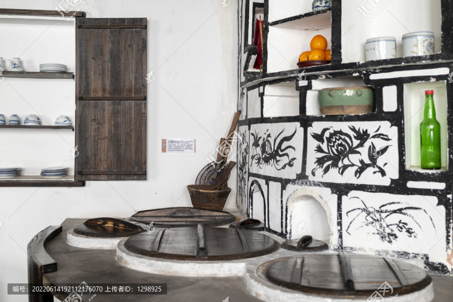 古代厨房灶台