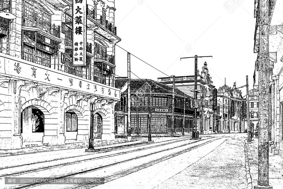 老上海建筑素描