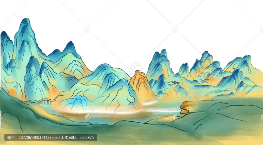 青綠山水