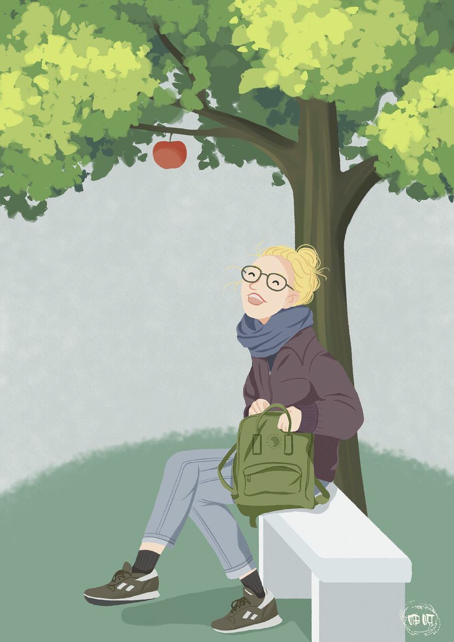 插畫女孩