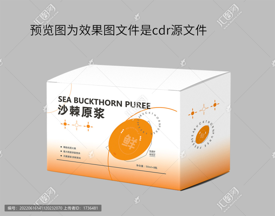 沙棘原漿包裝設(shè)計(jì)