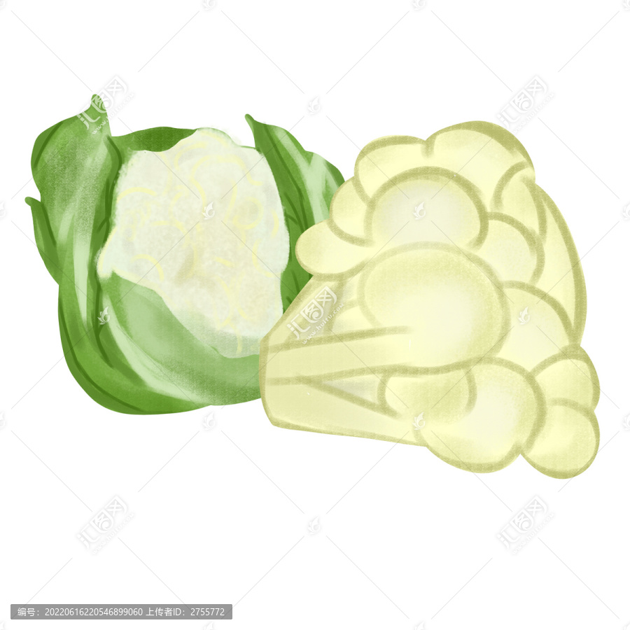 手繪花菜