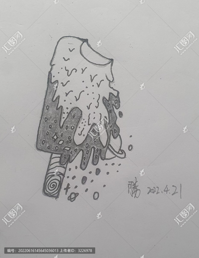 冰淇淋平面圖