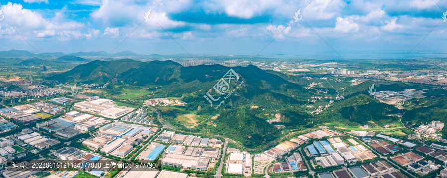 苏州浒墅关大阳山全景