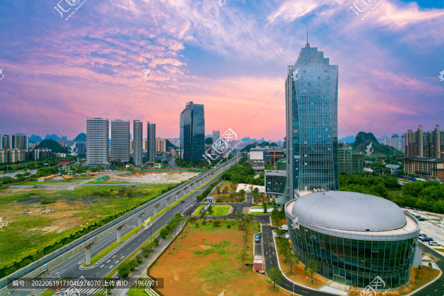 桂林市临桂区城市风光