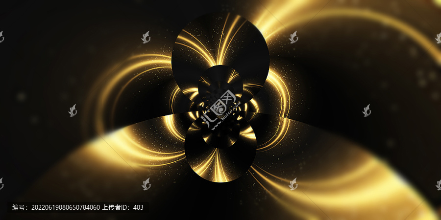 華麗金色大堂壁畫背景墻裝飾