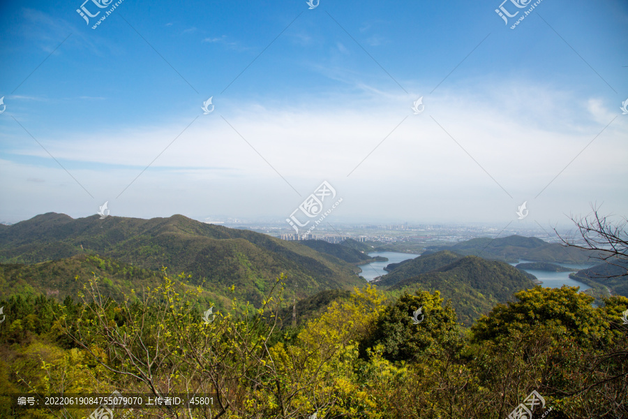 宁波达蓬山风光