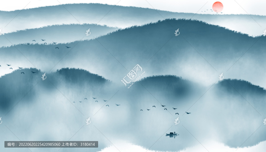 水墨山水畫