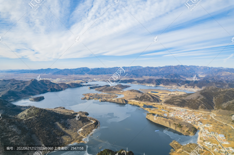 北京金海湖泃河冬季风光