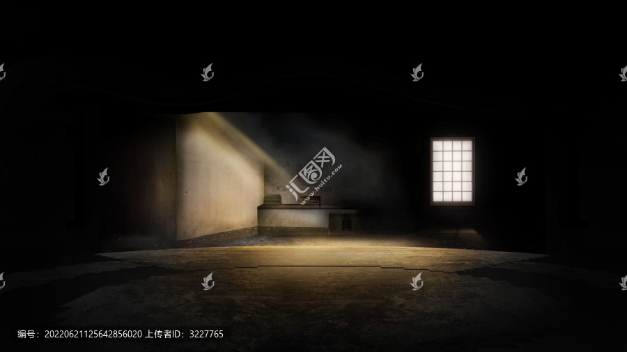 舞臺劇破舊房間