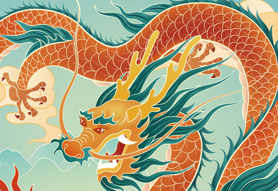 龍插畫