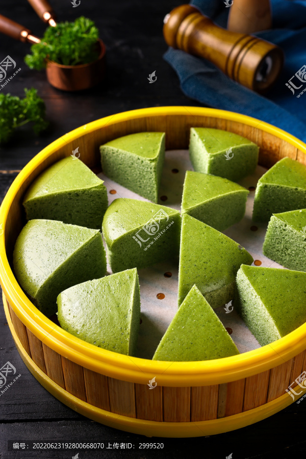 綠茶發糕