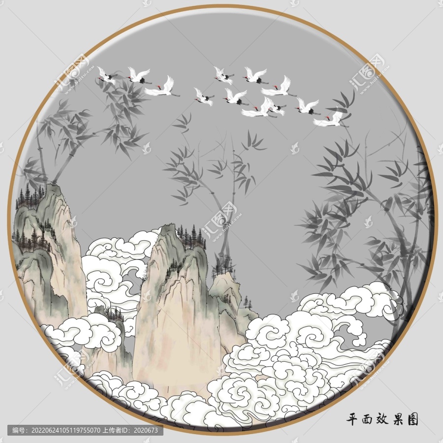 古典復(fù)古竹子