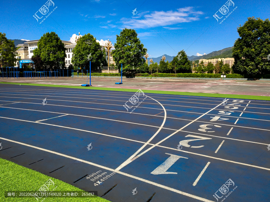 橡胶跑道起跑点数字跑道