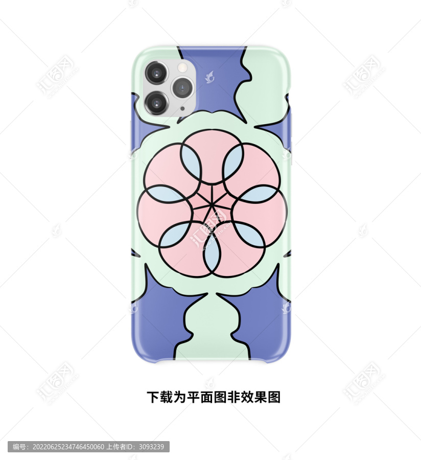 對(duì)稱花紋手機(jī)殼壁紙