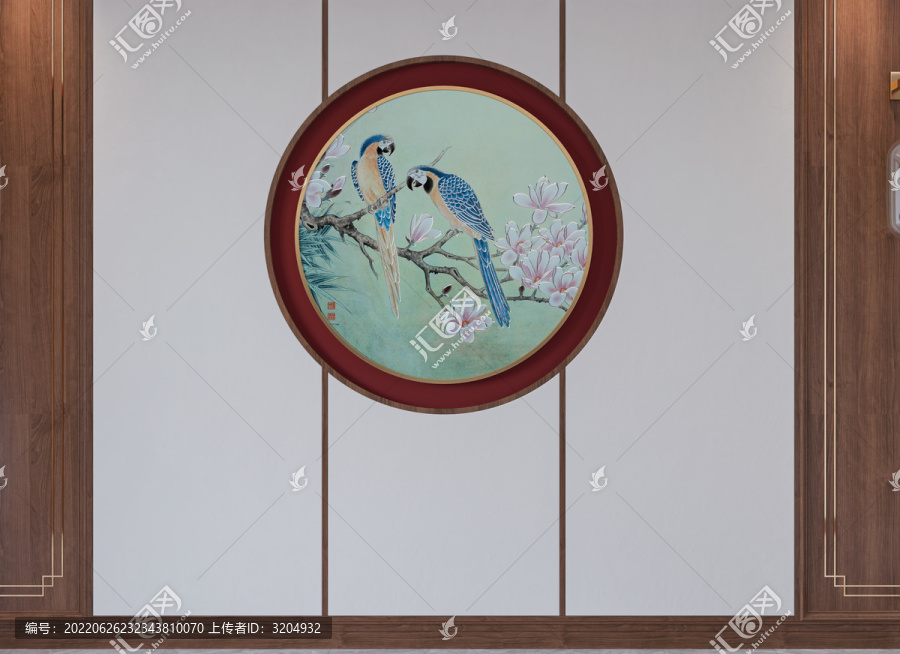 中式背景墻