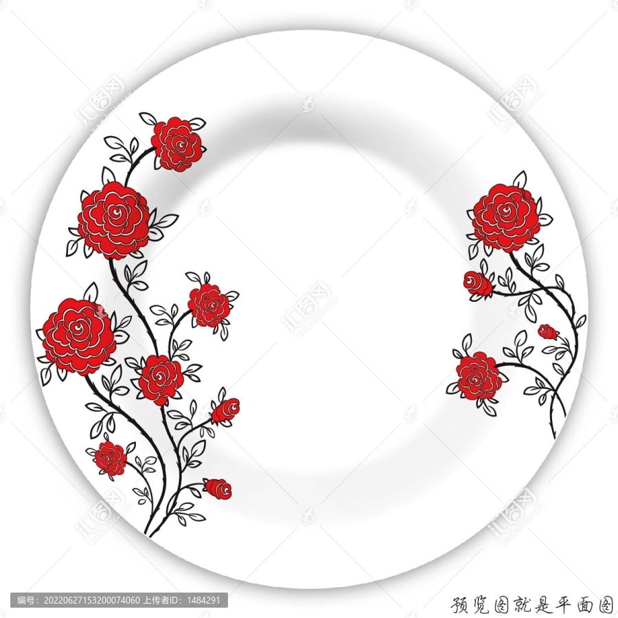 餐具花面