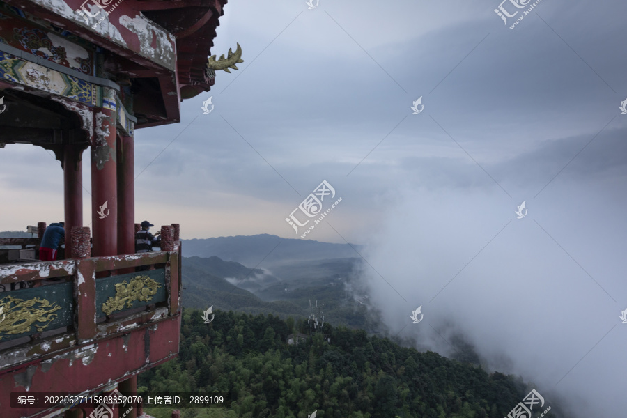 宜宾蜀南竹海龙吟寺自然风光