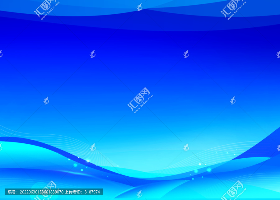 藍(lán)色動(dòng)感曲線漸變畫(huà)冊(cè)封面
