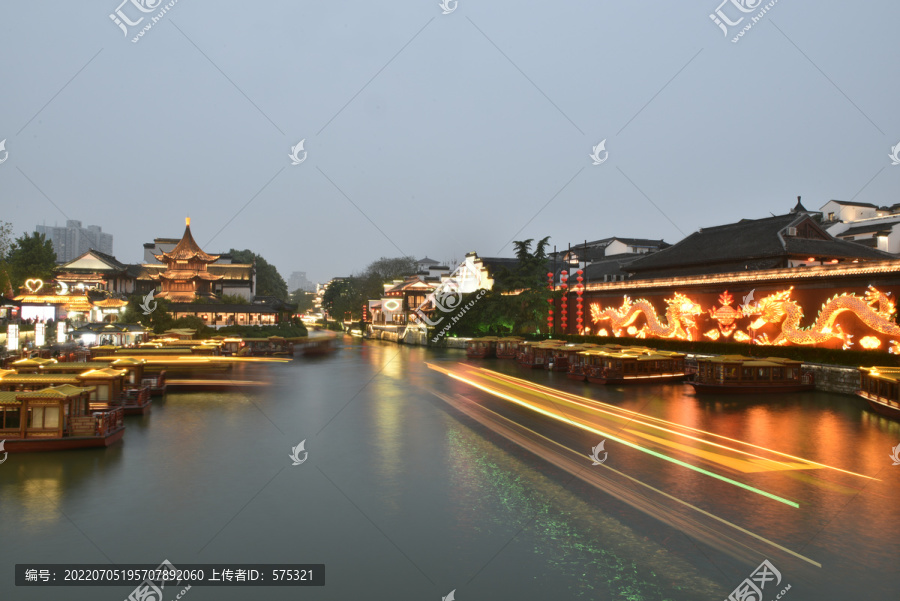 南京秦淮河夜景