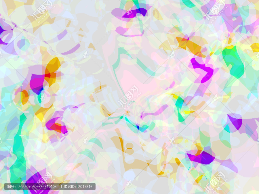 藍色幾何地毯
