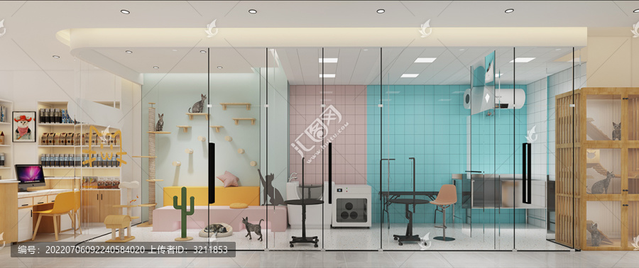 寵物店3d模型