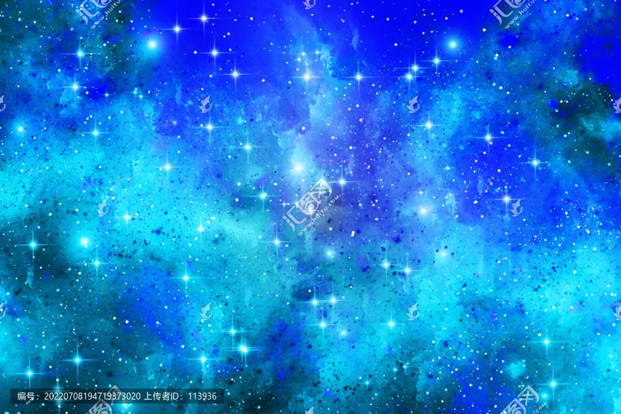 藍色星空背景