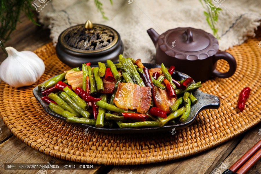 長豇豆炒臘肉