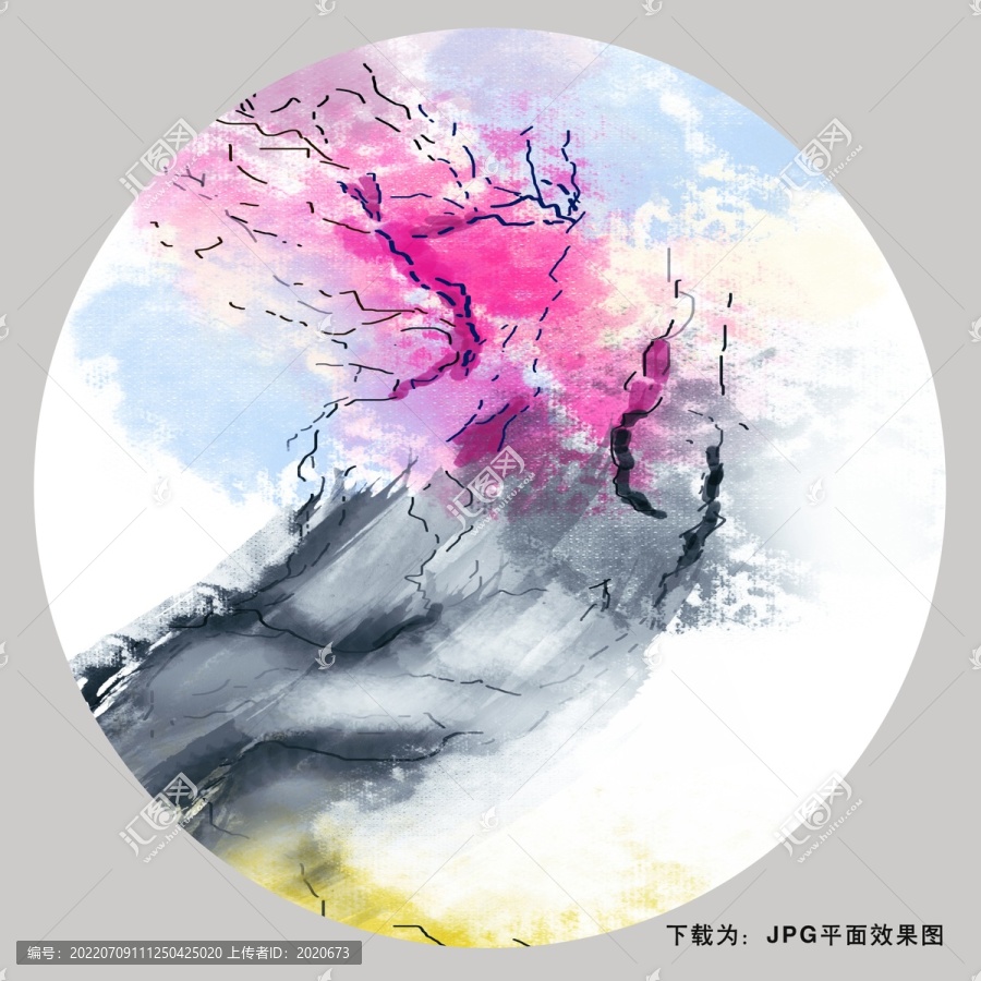 抽象酒店裝飾畫