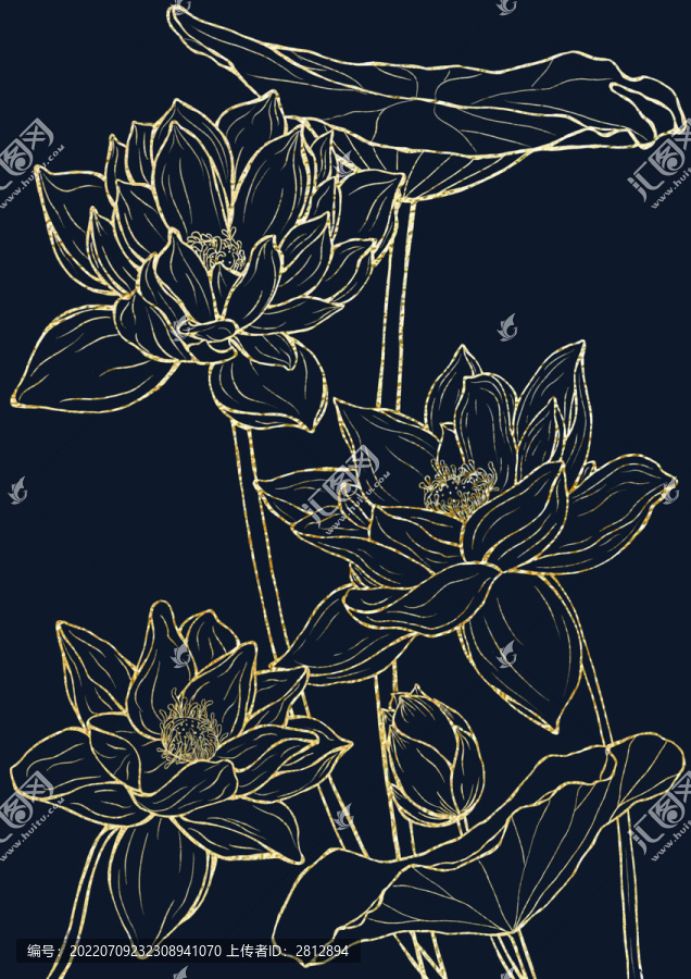 金邊荷花