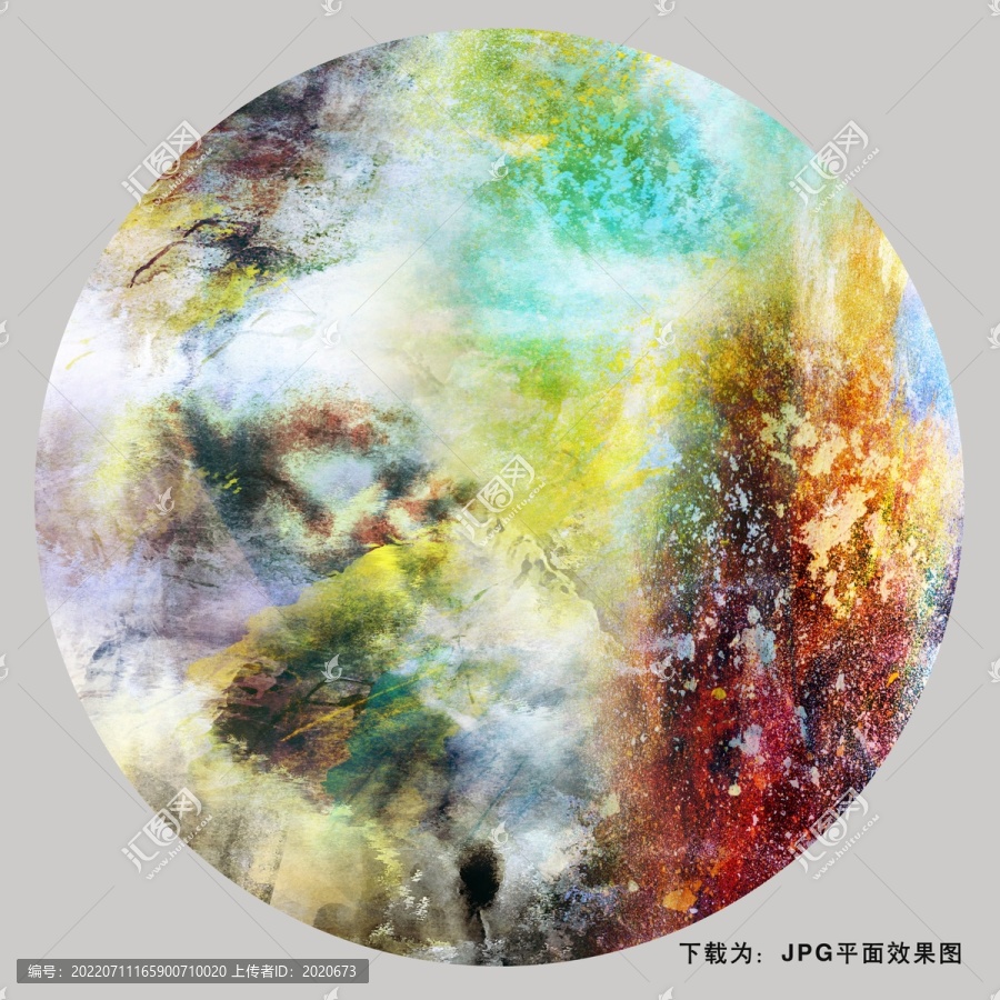 抽象手繪北歐油畫(huà)玄關(guān)裝飾畫(huà)