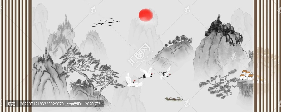 中式山水畫