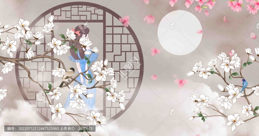 新中式花鳥