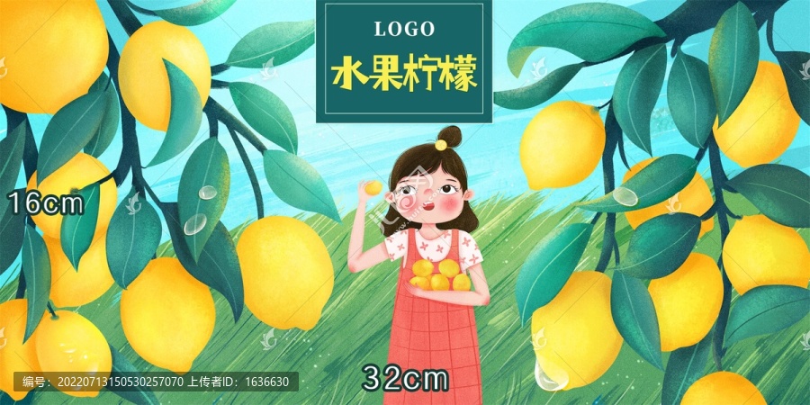 檸檬插畫包裝