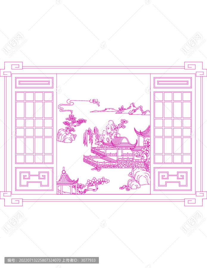 得月樓西窗外