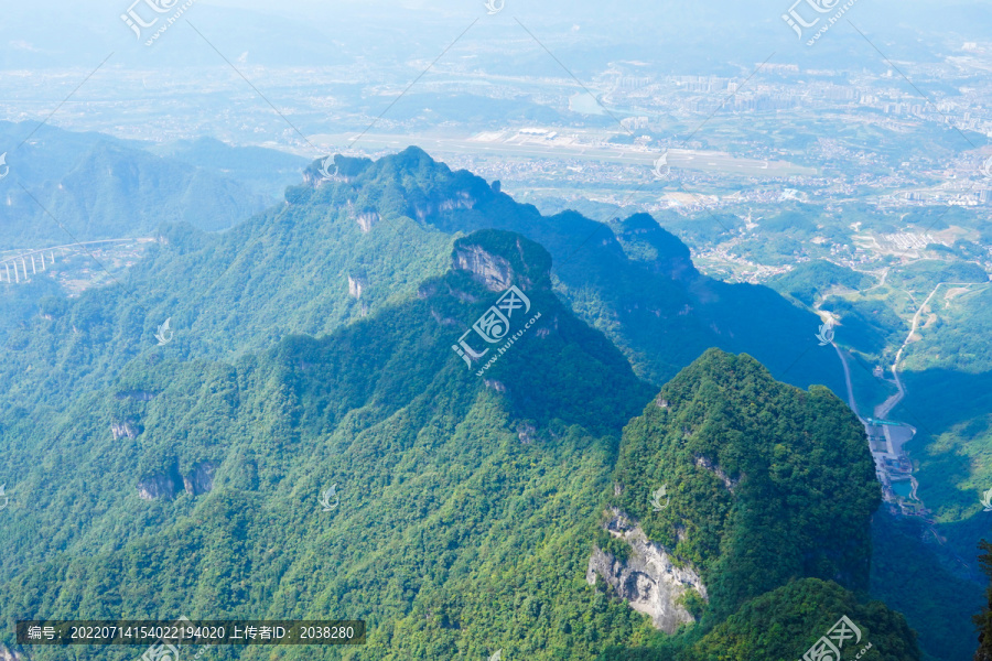 湖南张家界天门山风景