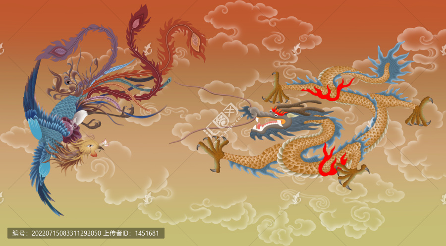 龍鳳呈祥圖